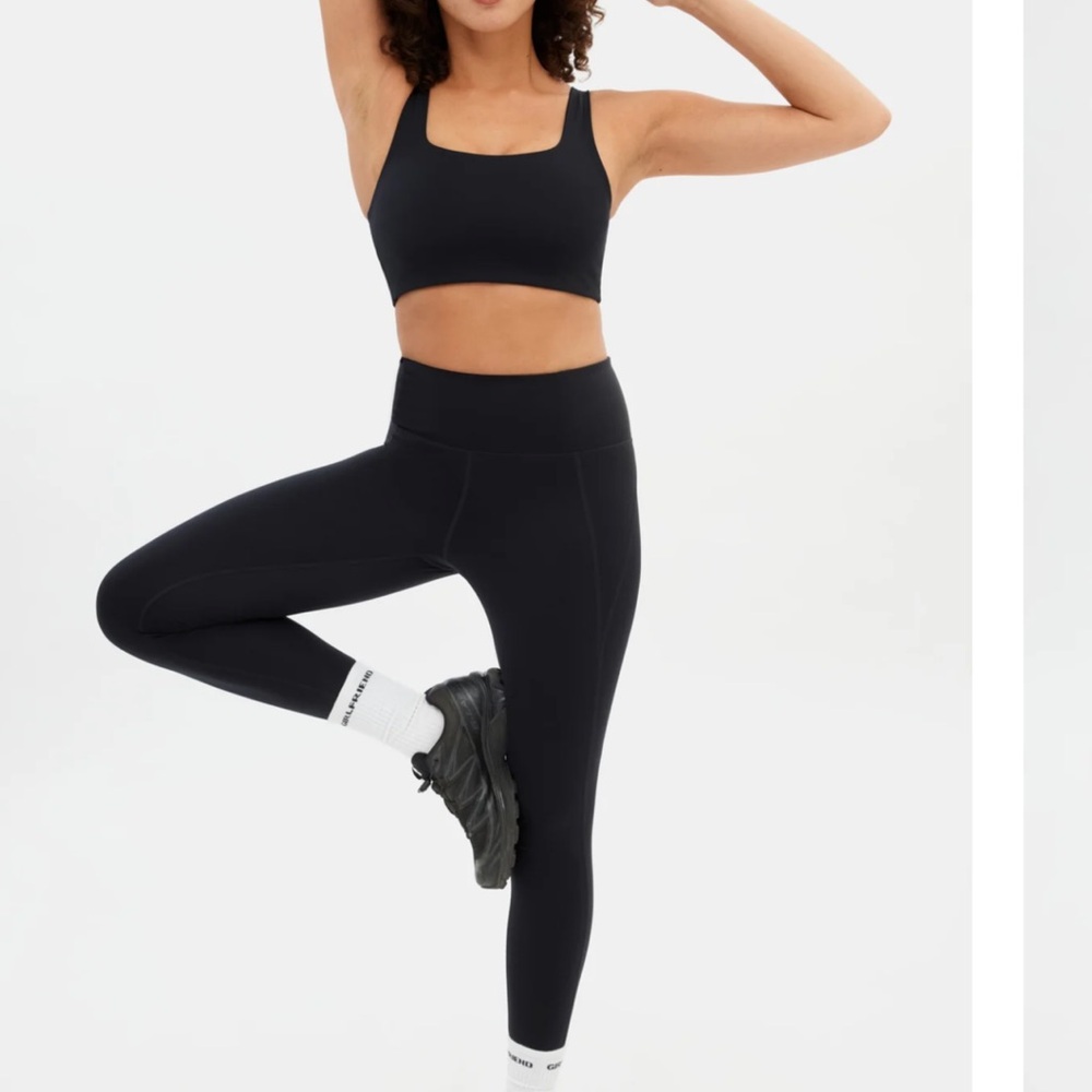 Girlfriend Collective Black Compressive High Rise Legging